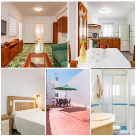 Feriehus Casa Rodrigo, Acogedora Casa 1 Dormitorio, Planta Baja Toda La Casa, Opcion De Parking Cercano Consultar Precio Conil De La Frontera